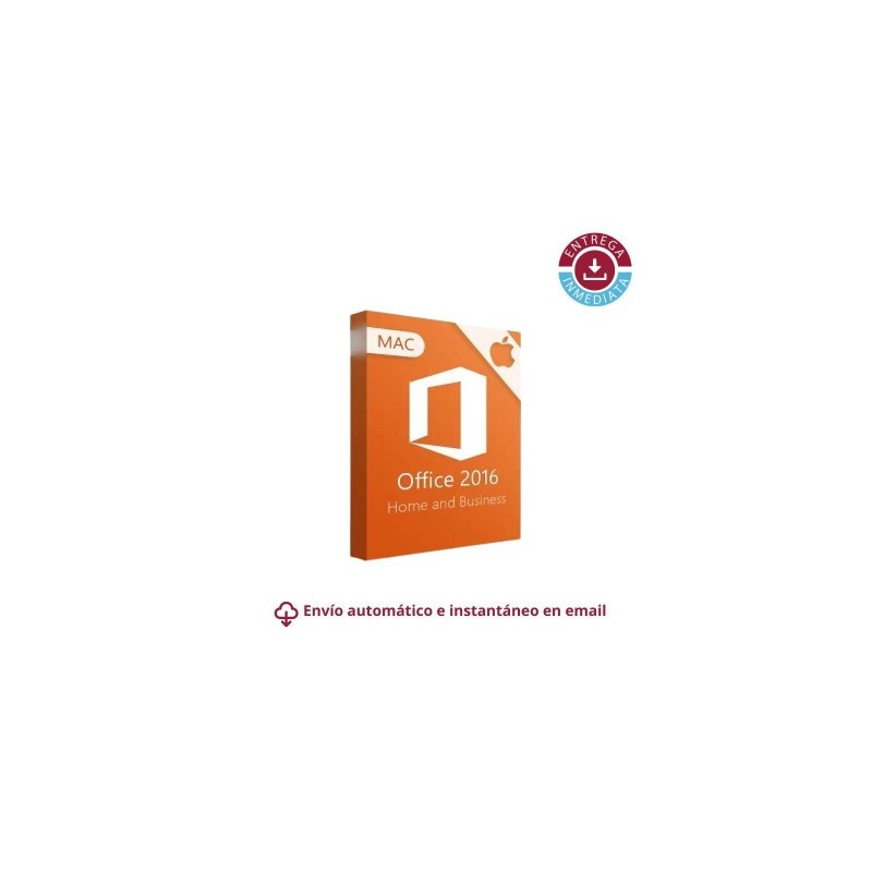 Licencia Office 2016 Hogar y Empresas para MacOS (Últimas 3 versiones de macOS)