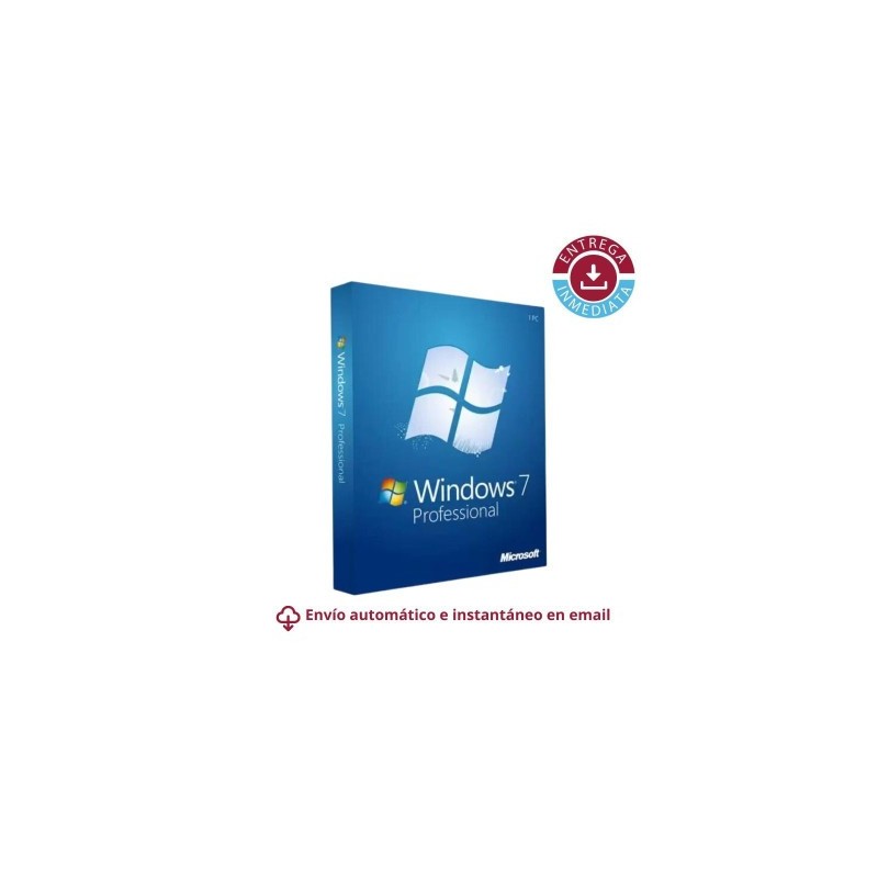 Licencia windows 7 professional para 1 PC