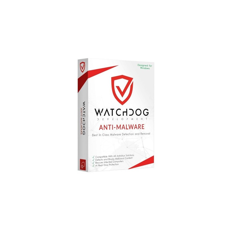 Watchdog Anti-Malware 5 dispositivos - 3 años