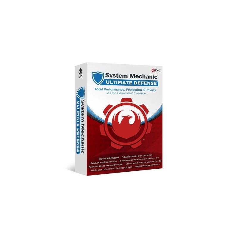iolo System Mechanic Ultimate Defense - 5 Dispositivos - 1 año