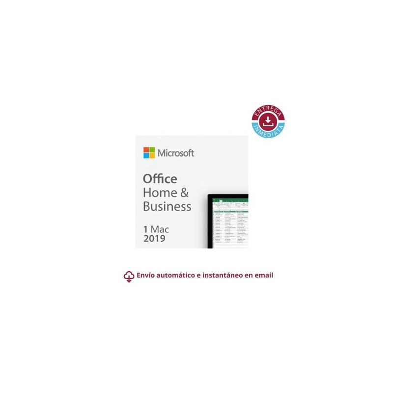 Licencia Office 2019 Hogar y Empresas para MacOS