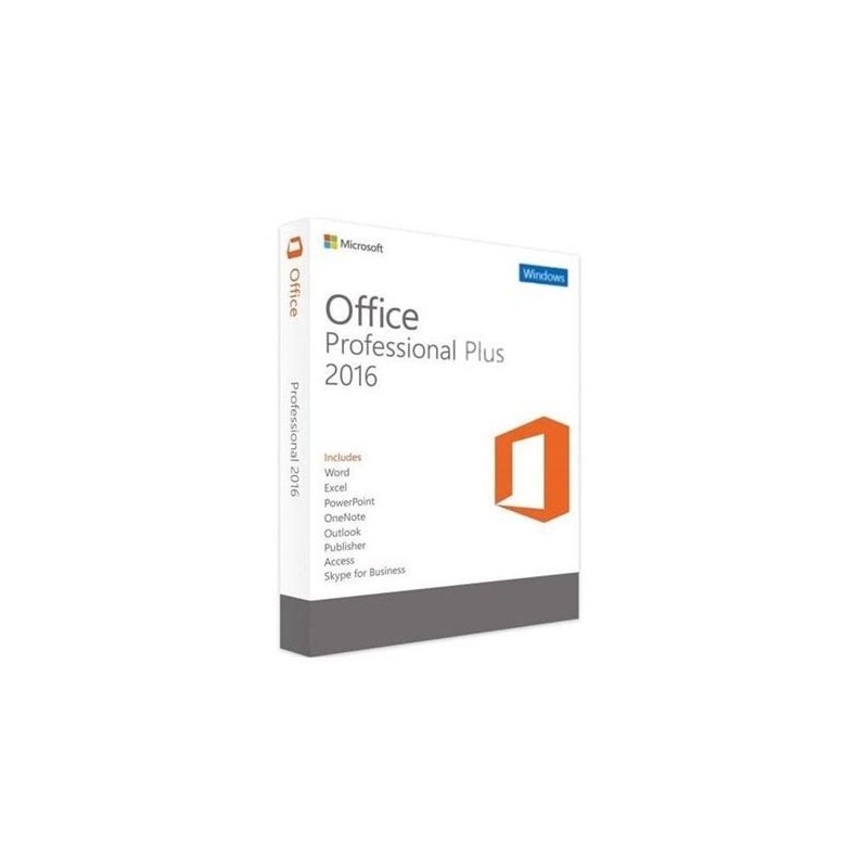 Licencia Office 2016 Pro Plus (se asocia a cuenta de Microsoft)