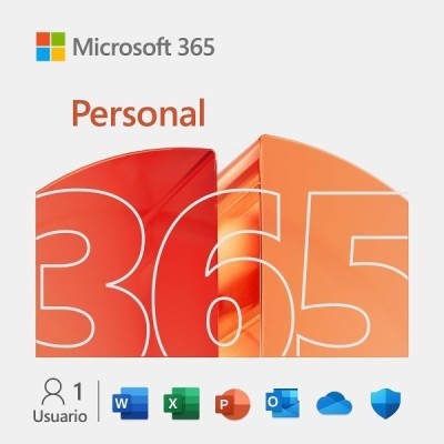 Microsoft 365 Personal 1-PC/MAC + Tablet + Copilot- suscripción 12 meses