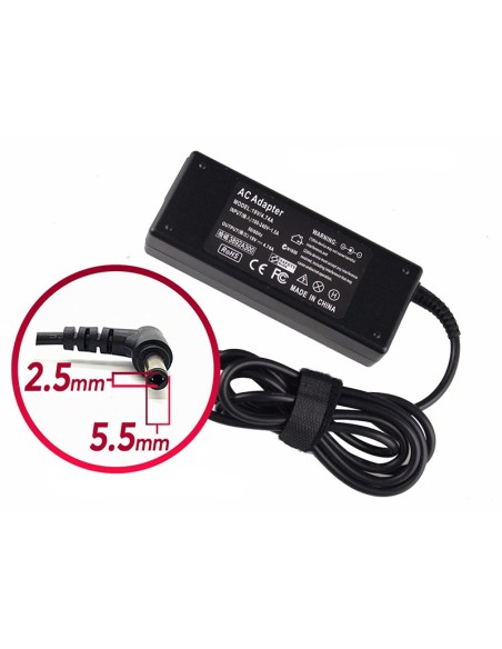 Cargador Portátil Toshiba 19V 4.74A 5.5