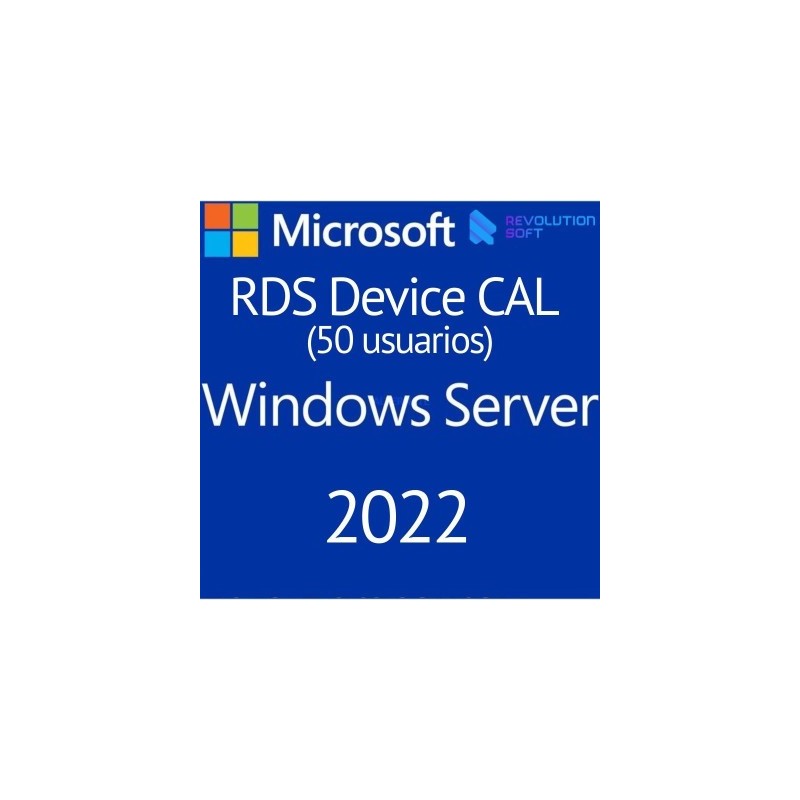 Remote Desktop Services (50 Dispositivos) para Windows Server 2022