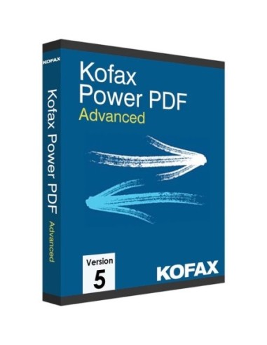 Kofax Power PDF 5.0 Advanced - 1 PC - Licencia de por vida