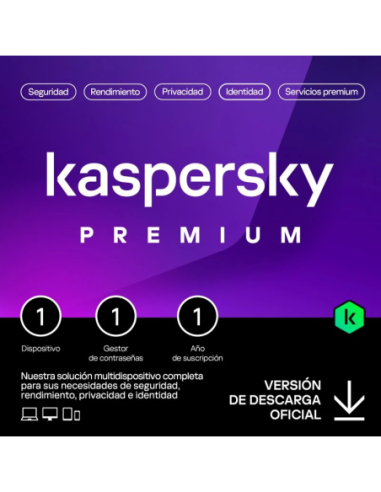 Kaspersky Premium 2023 - 1 Dispositivo - 1 año