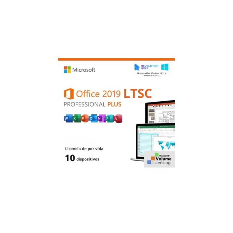 Office 2019 Professional Plus LTSC 10 Dispositivos