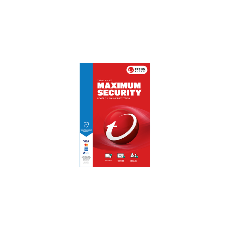 Trend Micro Maximum Security - 3 Dispositivos - 1 Año