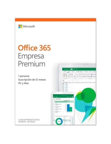 Microsoft 365 Empresa Premium - 5 PCs/MAC - Suscripción 12 meses
