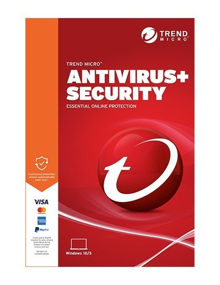 Trend Micro Antivirus + Security - 3 Dispositivos - 1 Año