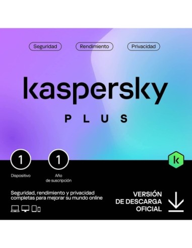 Kaspersky Plus 2023 - 1 Dispositivo - 1 año