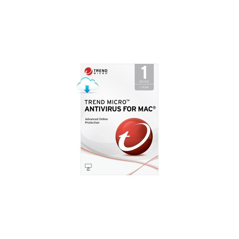Trend micro antivirus for Mac  1 Mac - 1 año