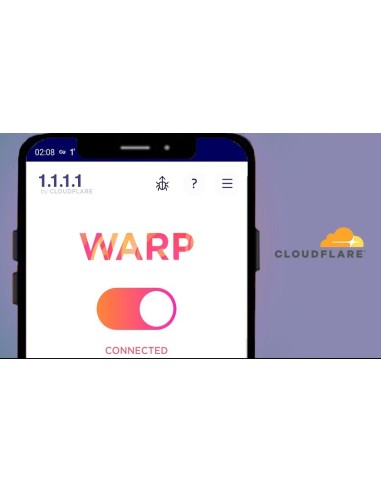 Cloudflare 1.1.1.1 WARP+ VPN - 22000 TB - 5 Dispositivos - Licencia de por vida