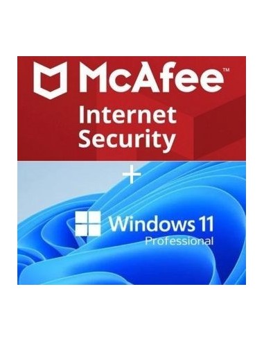 Windows 11 Pro + McAfee Internet Security 10 dispositivos - 1 año