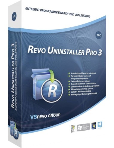 Revo Uninstaller Pro 3 - 1 Dispositivo - Licencia de por vida
