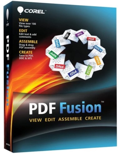 Corel PDF Fusion - PDF Editor - 3 PCs - Licencia de por vida