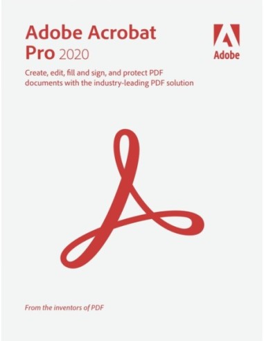 Adobe Acrobat Pro 2020 Edición Estudiante y Profesor Win/ Mac