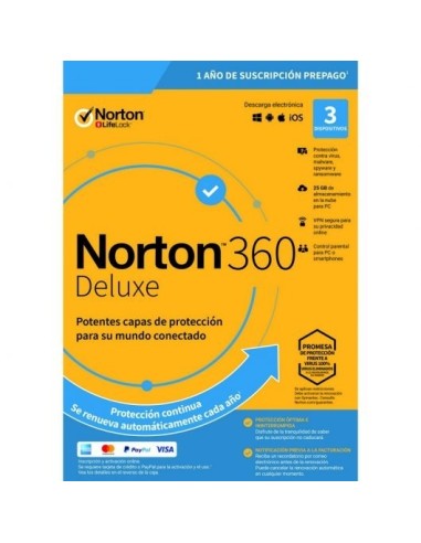 Norton 360 Deluxe 5-Devices + 50 GB Cloudstorage - 1 year