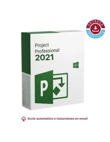 Licencia Microsoft Project Professional 2021 para 1 PC