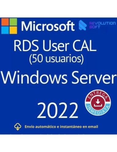 Remote Desktop Services (50 Usuarios) para Windows Server 2022