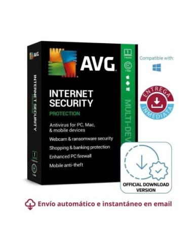 AVG Internet Security - 1 año - 1 dispositivo