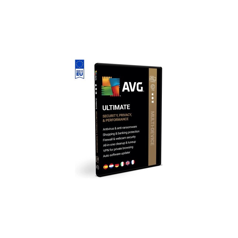 AVG Ultimate - 10 Dispositivos 1 Año (Internet Security + VPN + TuneUp) Descarga Digital 2