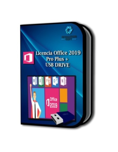 Licencia Office 2019 Pro Plus + USB DRIVE