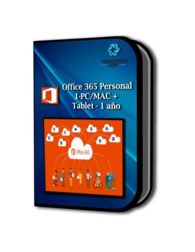 Office 365 Personal 1-PC/MAC + Tablet - 1 año