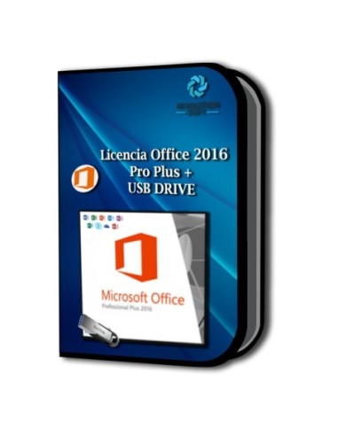 Licencia Office 2016 Pro Plus + USB DRIVE