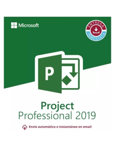 Licencia Microsoft Project Professional 2019 para 1 PC