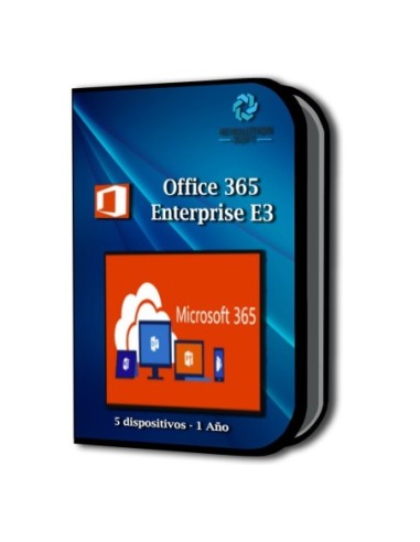 Office 365 Enterprise E3 - 5 dispositivos - 1 Año