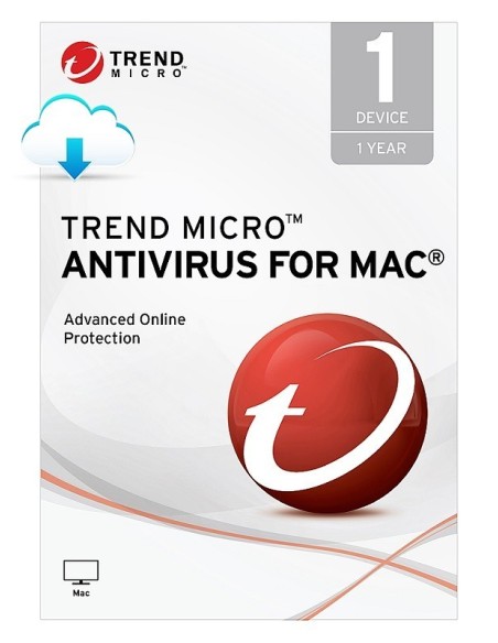 Trend micro antivirus for Mac  1 Mac - 1 año