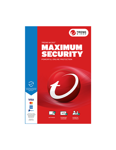 Trend Micro Maximum Security - 3 Dispositivos - 1 Año