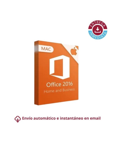 Licencia Office 2016 Hogar y Empresas para MacOS Catalina o superior