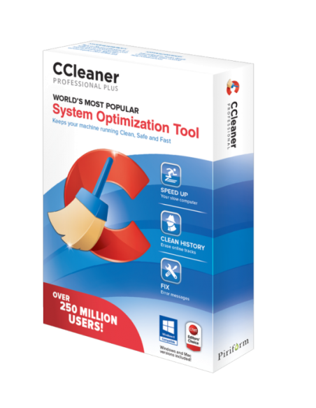 CCleaner Professional Plus - 1 año - 3 PCs