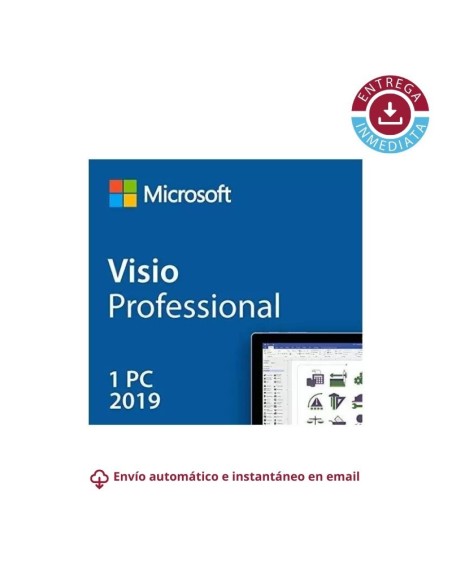 Licencia Microsoft Visio Professional 2019 para 1 PC