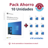 PACK 10 Licencias de WINDOWS 10 PRO
